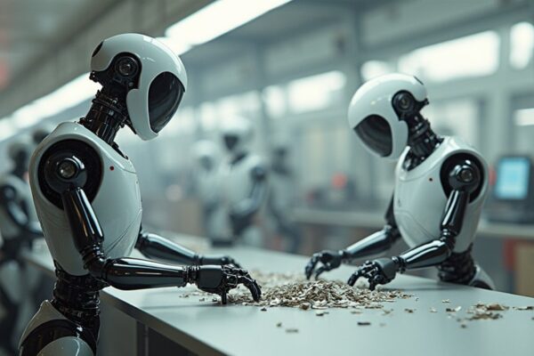 recykling iPhone'ów za pomocą robotów