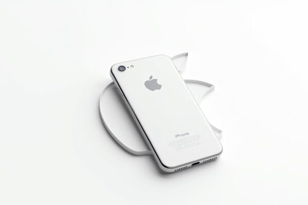 iPhone utknął na logo
