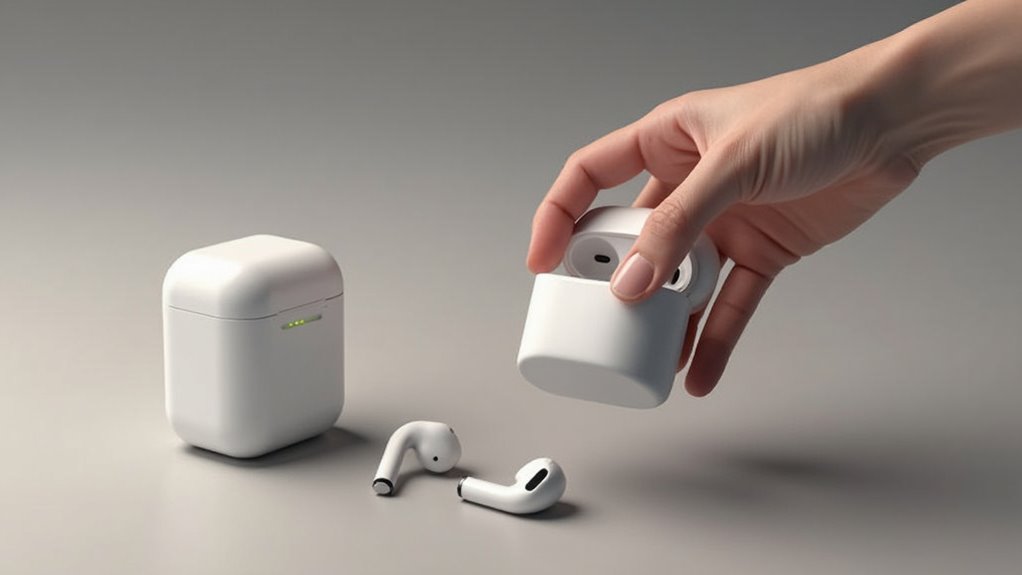 przygotowywanie AirPods do resetu