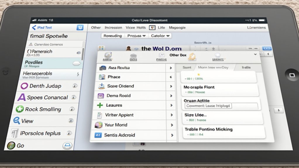 uproszczony interfejs tabletu dla seniorów