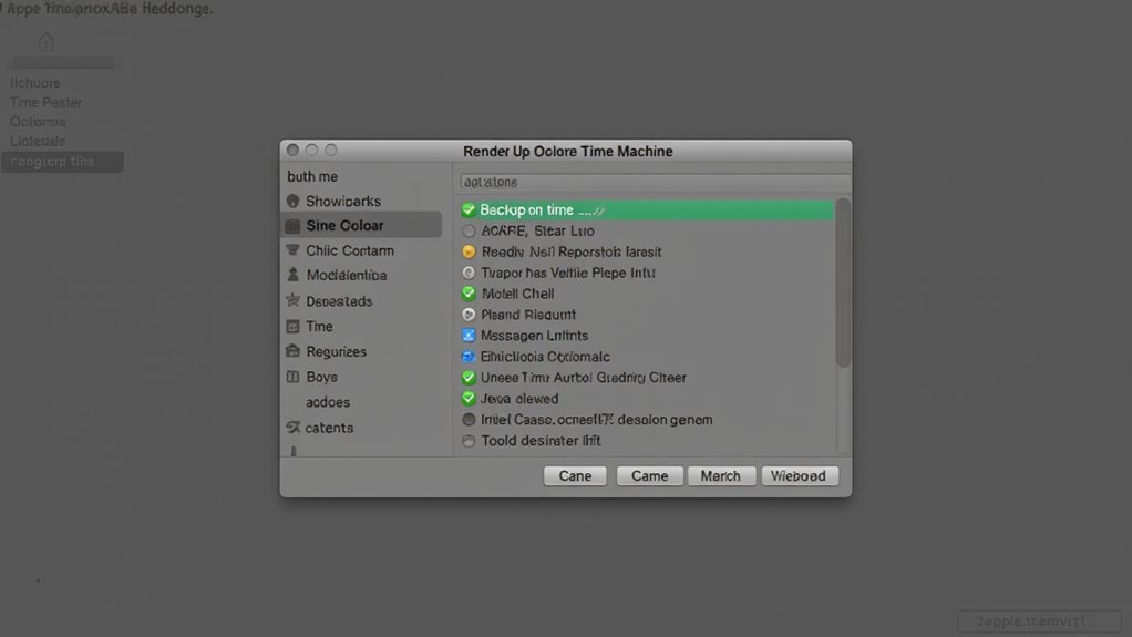 znaczenie kopii zapasowej Time Machine